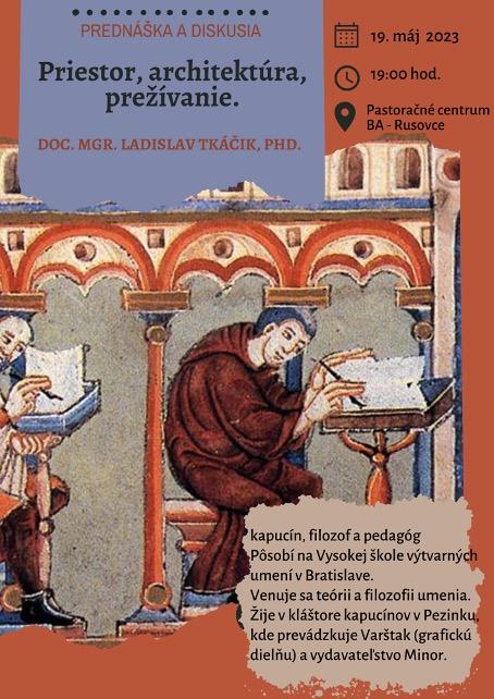 Zaujímavá prednáška - pozvánka na 19. 5.