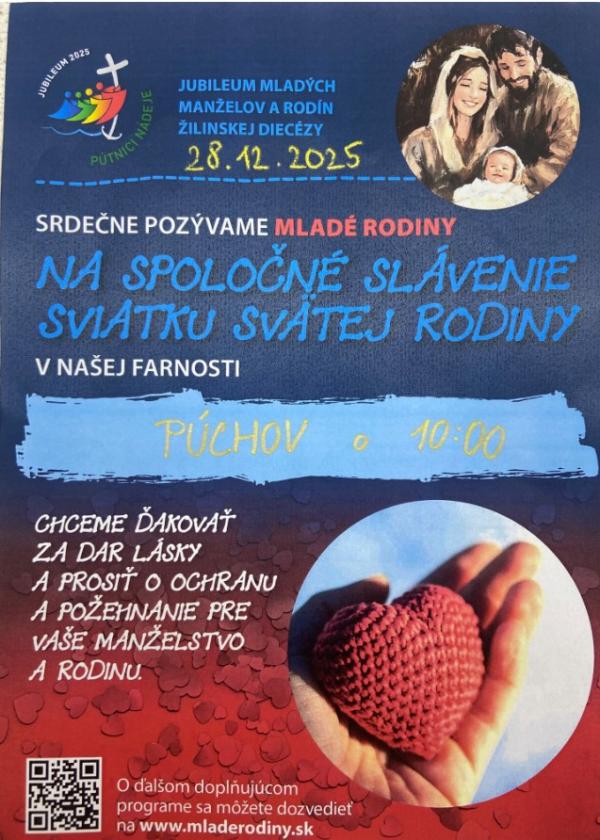 Spoločné slávenie sviatku sv. Rodiny v našej farnosti